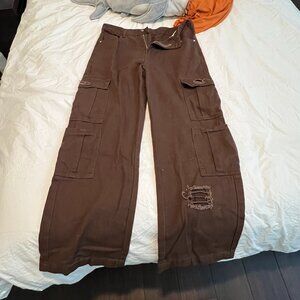 SHEIN Brown Cargo Pants